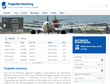 Tablet Screenshot of flughafenhamburg.org